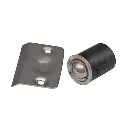 Sure-Loc Hardware Sure-Loc Hardware Ball Catch, Drive-in, Satin nickel BC2 15